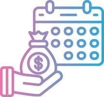 Salary Color Enhanced Graphic vector