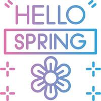 Spring Pixel Grid Artwork vector