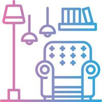 Armchair App Based UI Graphic vector