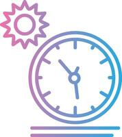 Time Elegant Shape Symbol vector