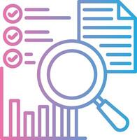 Exploratory Analysis Geometric Style Badge vector