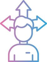 Flexibility Simplified Design Piece vector