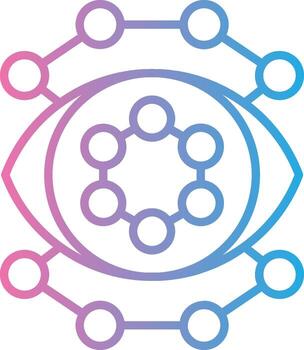 Eye User Interface Mark vector