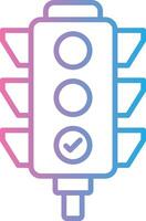 Traffic Lights Clean Sketch Form vector