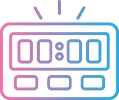 Timer Tech Styled Form vector