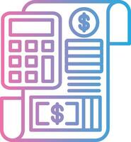Accounting Interactive Symbol vector