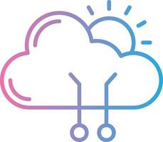 Cloud Pastel Sketch Mark vector