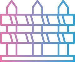 Fence Flat UI Form vector