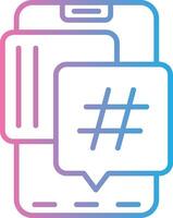 Hastag Clean Frame Object vector