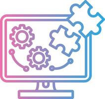 Integration Subtle UI Graphic vector