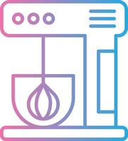 Mixer Color Stroke Symbol vector