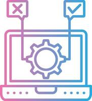 Software Testing Minimal UI Element vector