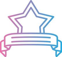 Star Rating Thin Line Element vector
