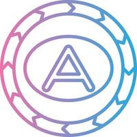 Attribute Bold Outline Badge vector