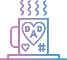 Cup Outlined Concept Piece vector