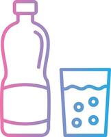 Drink Bottle Web Style Graphic vector
