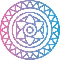 Mandala Compact Web Symbol vector