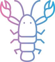 Lobster App Focused Design vector