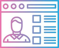 Online Registration Minimal Art Object vector