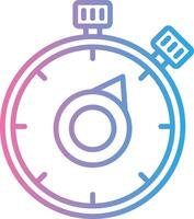 Timer Simplified Line Mark vector