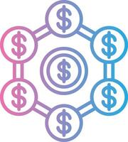 Banking System Handcrafted UI Symbol vector