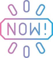 Now Bold App Graphic vector