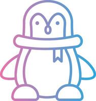 Penguin Creative Sketch Element vector
