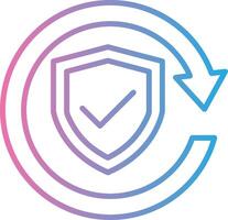 Shield Clean Frame Object vector