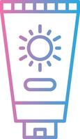 Sun Cream Creative Sketch Element vector