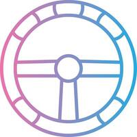 Steering Wheel Color Block Badge vector