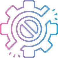 Disruption Sleek Visual Mark vector