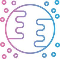 Globe Pastel Tone Form vector