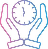 Hands Outlined Concept Piece vector