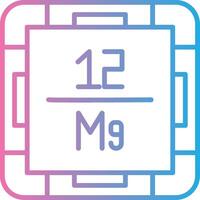 Magnesium Color Block Badge vector