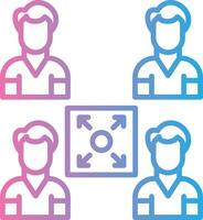 Meeting Point Flat Design Piece vector