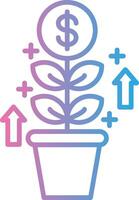 Money Tree Web Based Design Element vector