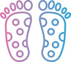 Reflexology Muted Color Design vector