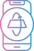 Tilt sensor Creative Grid Symbol vector
