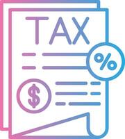 Taxation Shadowed Flat Design vector