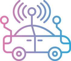 Smart Car User Interface Mark vector