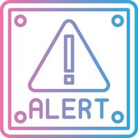Alert Modern Color Symbol vector