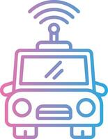 Autonomous Car Interactive Symbol vector