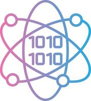 Data Science 3D Interface Shape vector