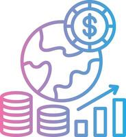 Economic Interactive UI Design vector