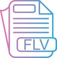 FLV Web Based Design Element vector