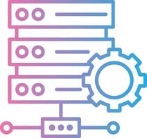 Hosting Sleek Visual Mark vector