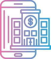 Mobile Banking User Interface Mark vector