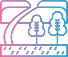 Path Thin Graphic Shape vector
