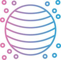Planet 3D Interface Shape vector