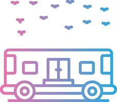 Bus App Based UI Graphic vector